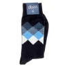 Socks<Corgi Diamond Pattern Socks Black
