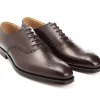 Oxfords | Brogues<Crockett & Jones Edgware Dark Brown Burnished Calf