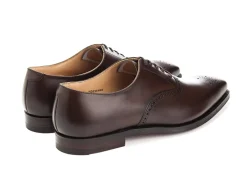 Oxfords | Brogues<Crockett & Jones Edgware Dark Brown Burnished Calf