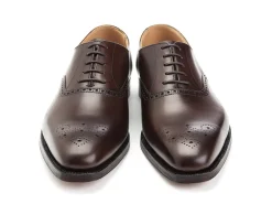 Oxfords | Brogues<Crockett & Jones Edgware Dark Brown Burnished Calf