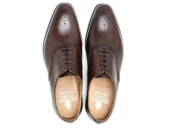 Oxfords | Brogues<Crockett & Jones Edgware Dark Brown Burnished Calf