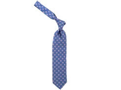 Ties<Tie Your Tie Fine Silk Tie Square Motif Blue
