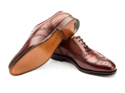 Oxfords | Brogues<Crockett & Jones Finsbury Chestnut Burnished Calf