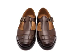 Summer Shoes | Loafers & Slip-ons<Crockett & Jones Fisherman Dark Brown Burnished Calf