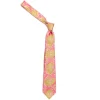 Ties<Double Monk Five Fold Silk Tie Indian Paisley Pink