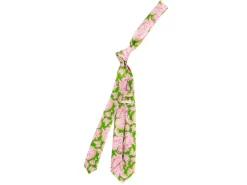 Ties<Double Monk Five Fold Silk Tie Indian Paisley Green