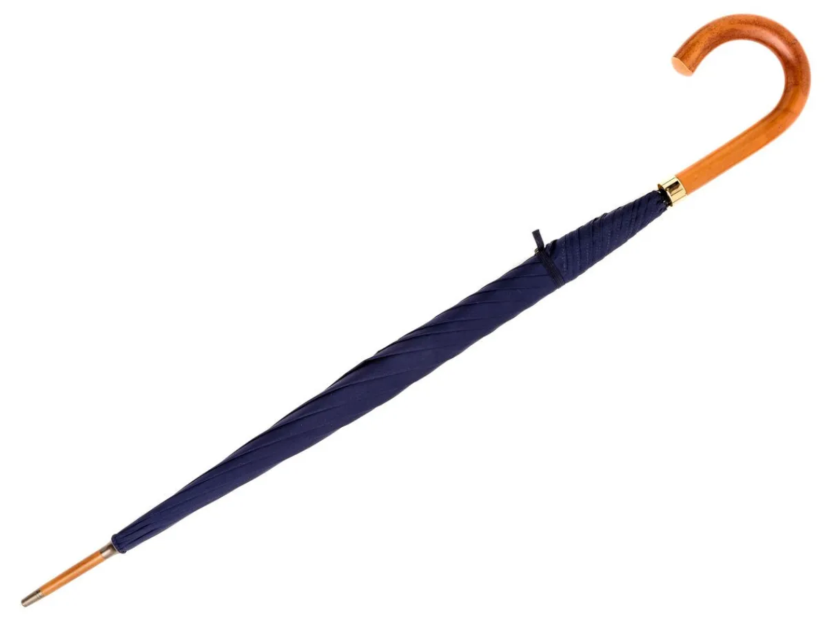 Umbrellas<Fox Umbrellas Foldable Tube Malacca Handle French Navy