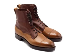 Two-tone | Rubber Soles<Edward Green Galway Burnt Pine & Burgundy Utah