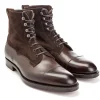 Two-tone | Boots<Edward Green Galway Dark Oak & Mink Suede