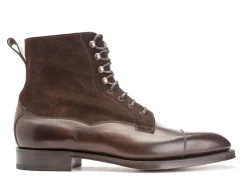 Two-tone | Boots<Edward Green Galway Dark Oak & Mink Suede