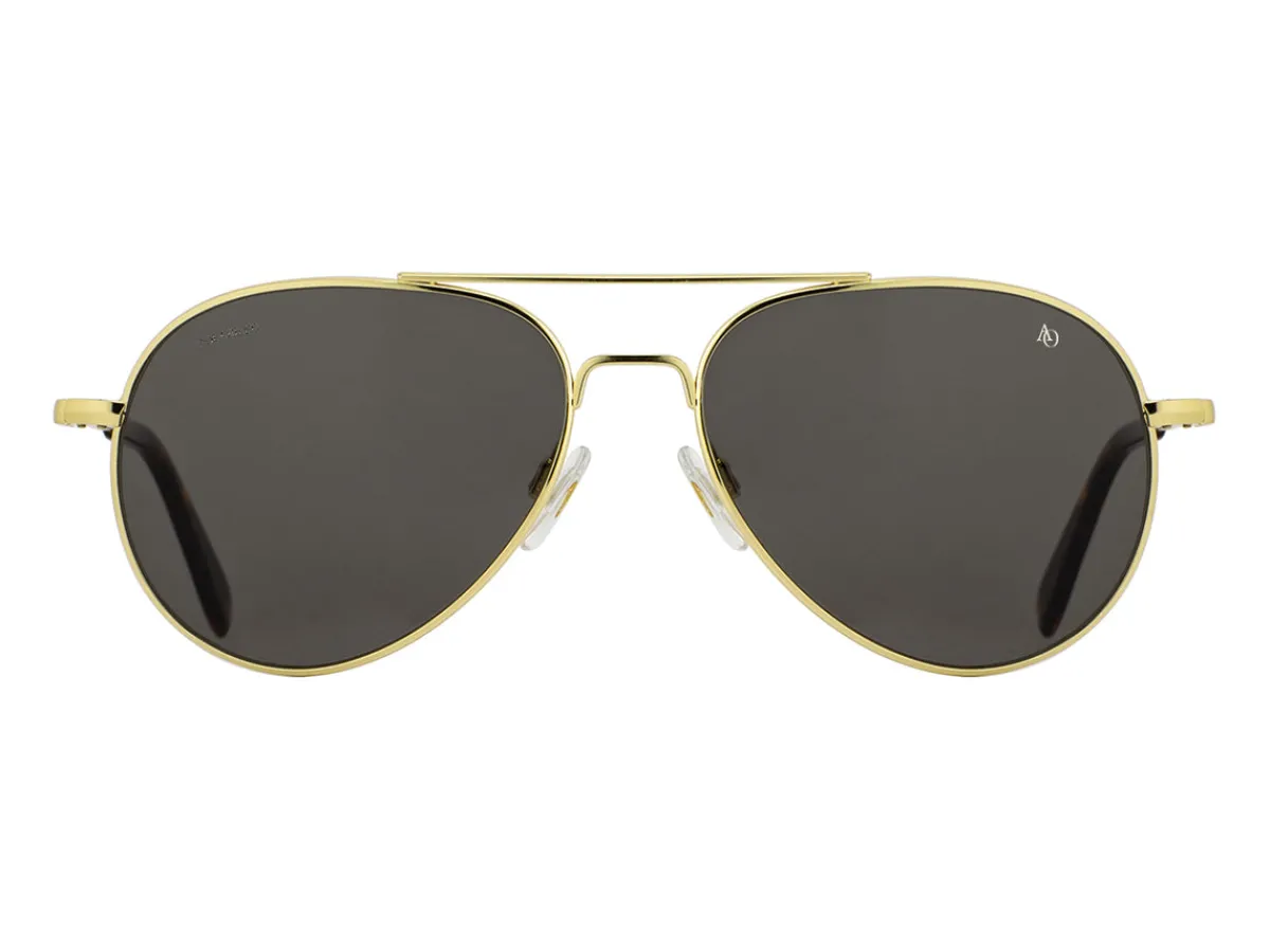 Sunglasses | Eyewear<American Optical General Gold Grey Glass Lens Polarised
