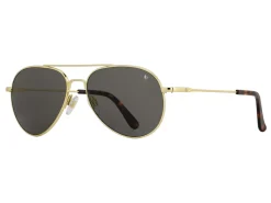 Sunglasses | Eyewear<American Optical General Gold Grey Glass Lens Polarised