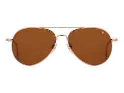 Sunglasses | Eyewear<American Optical General Rose Gold Brown Glass Lens