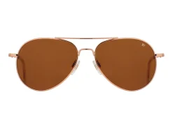 Sunglasses | Eyewear<American Optical General Rose Gold Brown Glass Lens Polarised