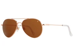 Sunglasses | Eyewear<American Optical General Rose Gold Brown Glass Lens