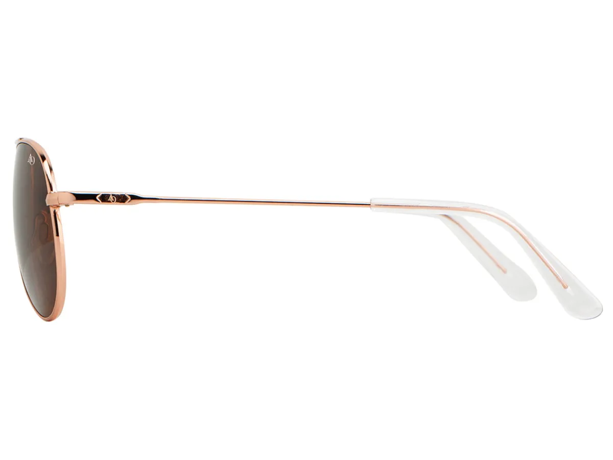 Sunglasses | Eyewear<American Optical General Rose Gold Brown Glass Lens Polarised