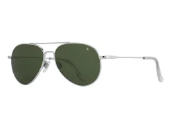 Sunglasses | Eyewear<American Optical General Silver Green Glass Lens