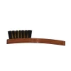 Suede Care | Suede<Saphir Gold Medal Bubinga Handle Brass and Bristle Suede Brush
