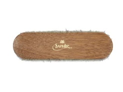 Cordovan Care | Cordovan<Saphir Gold Medal Bubinga Handle Stiff Horsehair Polishing Brush Large Natural