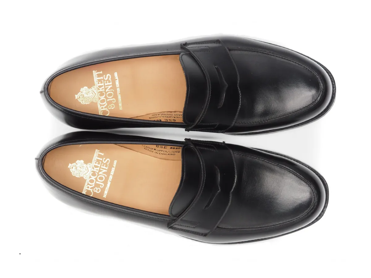 Summer Shoes | Penny Loafers<Crockett & Jones Grantham 2 Black Calf