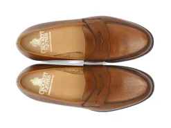Summer Shoes | Penny Loafers<Crockett & Jones Grantham 2 Tan Pebble Grain