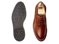 Rubber Soles | Derbys<Crockett & Jones Grasmere Tan Scotch Grain [PRE-ORDER]