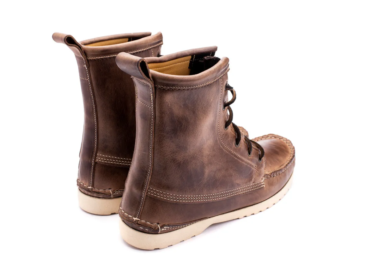 Rubber Soles | Boots<Quoddy Grizzly Boot Natural Chromexcel