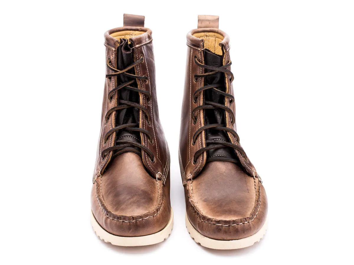 Rubber Soles | Boots<Quoddy Grizzly Boot Natural Chromexcel