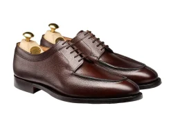Rubber Soles | Derbys<Crockett & Jones Hardwick Dark Brown Pebble Grain [PRE-ORDER]