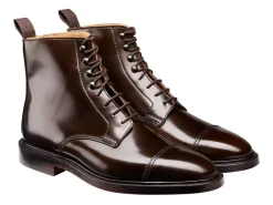Cordovan | Boots<Crockett & Jones Harlech Dark Brown Shell Cordovan [PRE-ORDER]