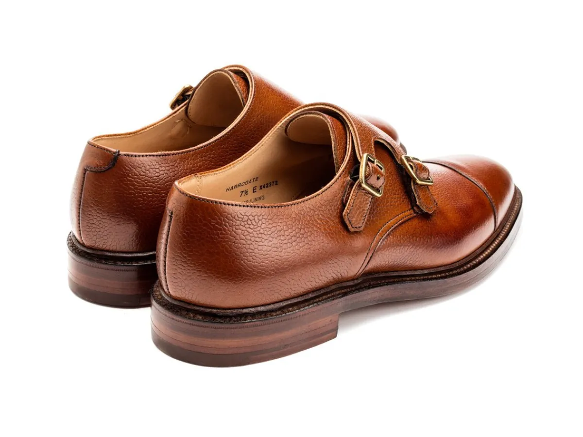 Monk Straps<Crockett & Jones Harrogate Tan Scotch Country Grain