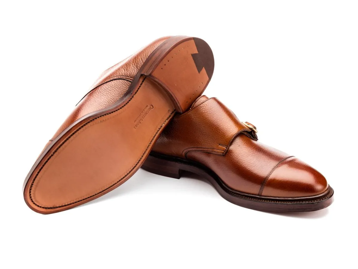 Monk Straps<Crockett & Jones Harrogate Tan Scotch Country Grain