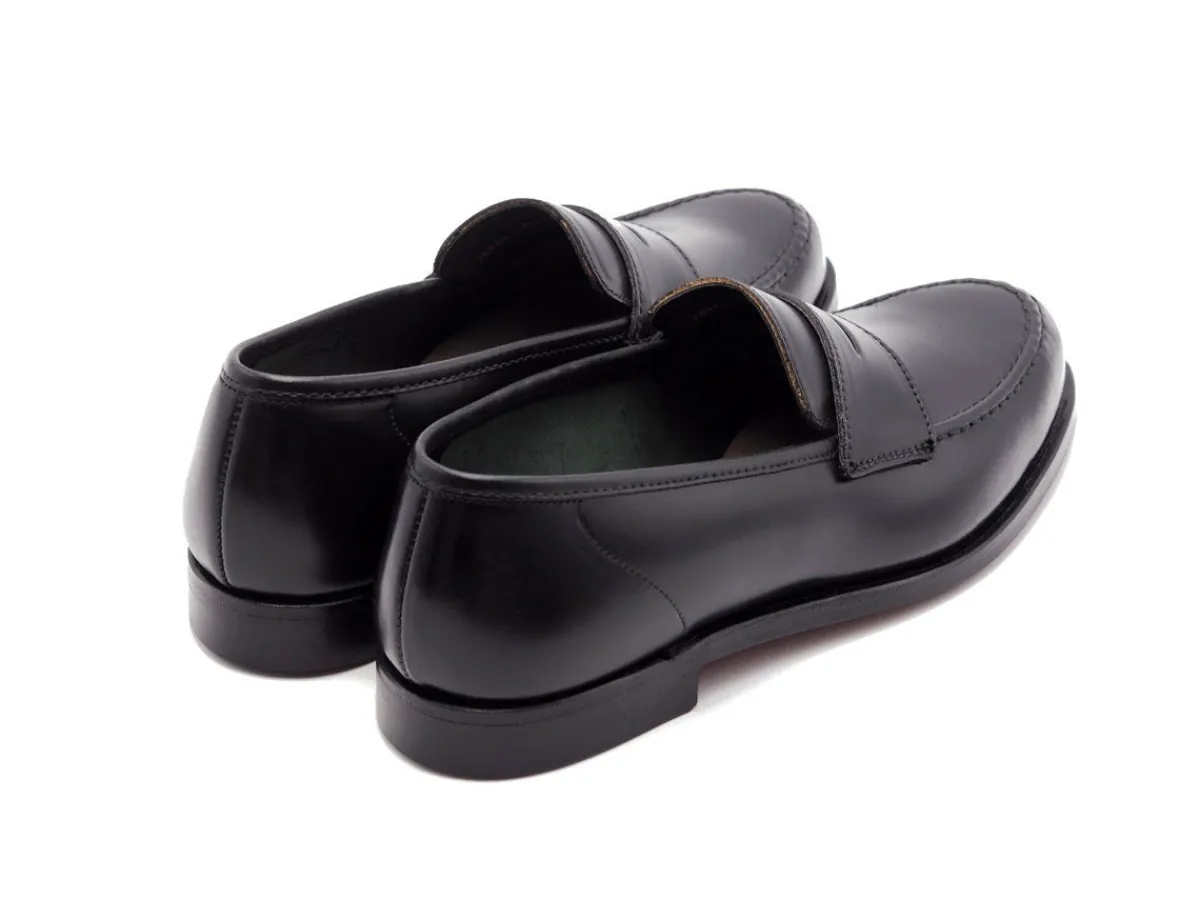 Summer Shoes | Penny Loafers<Crockett & Jones Harvard 2 Black Shell Cordovan