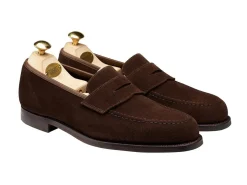Summer Shoes | Suede<Crockett & Jones Harvard 2 Dark Brown Suede