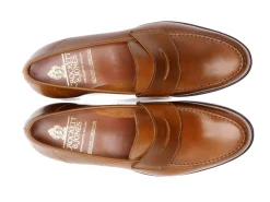 Summer Shoes | Penny Loafers<Crockett & Jones Harvard 2 Whiskey Shell Cordovan