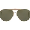 Sunglasses | Eyewear<American Optical Hazemaster Gold Green Nylon Lens