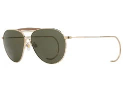 Sunglasses | Eyewear<American Optical Hazemaster Gold Green Nylon Lens