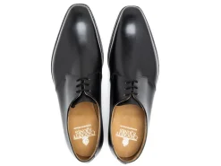 Rubber Soles | Derbys<Crockett & Jones Highbury Black Calf