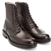 Rubber Soles | Brogues<Crockett & Jones Islay Dark Brown Scotch Grain