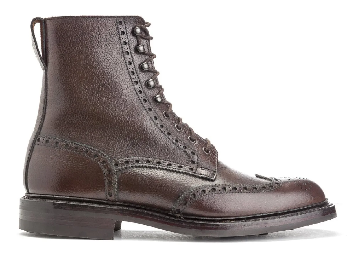 Rubber Soles | Brogues<Crockett & Jones Islay Dark Brown Scotch Grain