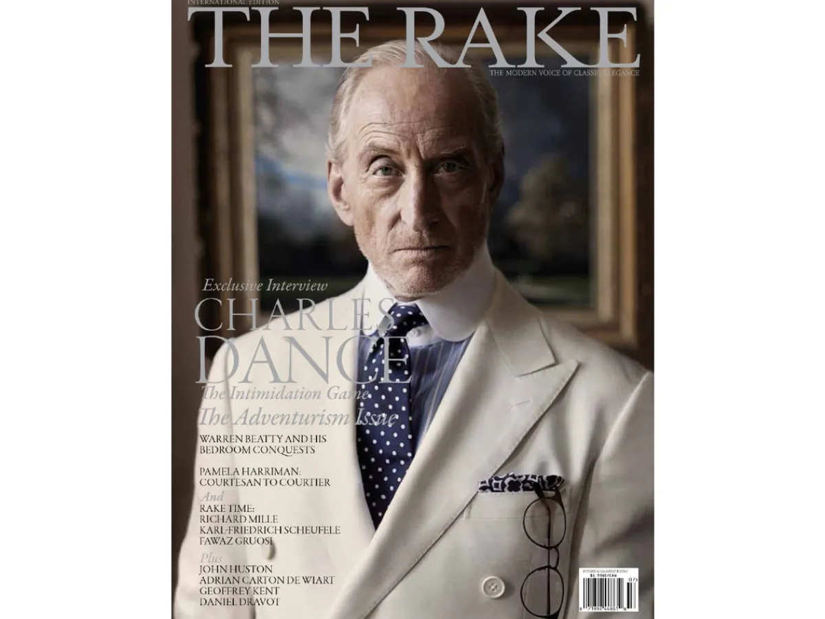 Magazines | Desk Accessories<The Rake Issue 40 Charles Dance