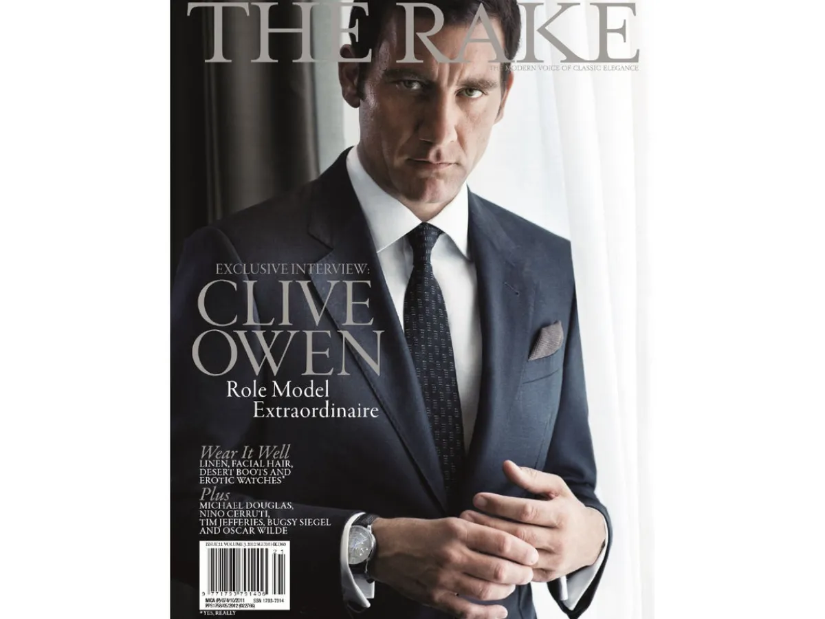Magazines | Desk Accessories<The Rake Issue 21 Clive Owen