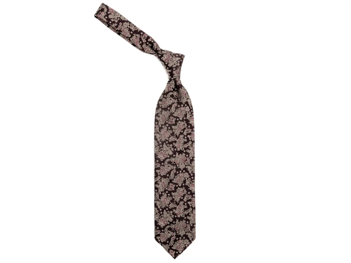 Ties<Tie Your Tie Jacquard Silk Tie Butterflies Purple