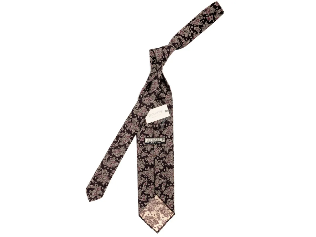 Ties<Tie Your Tie Jacquard Silk Tie Butterflies Purple