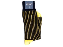 Socks<Corgi James Ribbed Socks Black