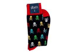Socks<Corgi Jolly Rodger Socks Red