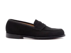 Summer Shoes | Suede<Crockett & Jones Kirribilli Black Calf Suede