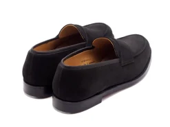 Summer Shoes | Suede<Crockett & Jones Kirribilli Black Calf Suede