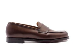 Summer Shoes | Penny Loafers<Crockett & Jones Kirribilli Dark Brown Burnished Calf