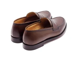 Summer Shoes | Penny Loafers<Crockett & Jones Kirribilli Dark Brown Burnished Calf
